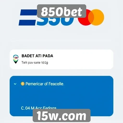 Métodos de pagamento aceitos no 850bet